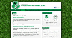 Desktop Screenshot of fsv-wimmelburg.de